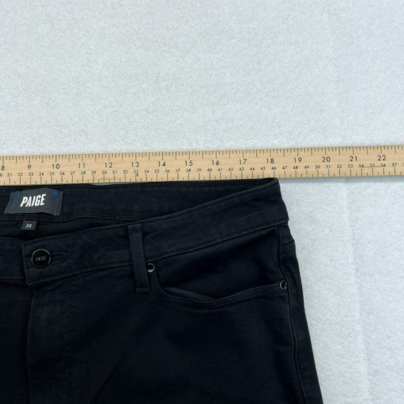 Paige Jeans Womens 34 Black Skinny HOXTON Ankle Stretch - Picture 8 of 11
